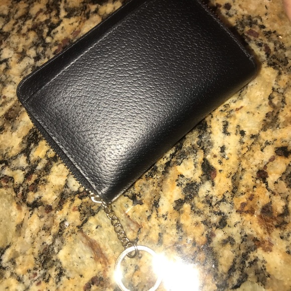 Kate Spade Black Wallet Key Chain - Picture 3 of 8